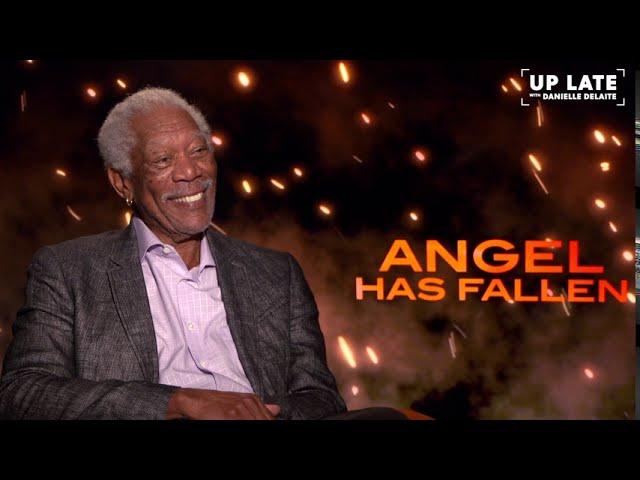 MORGAN FREEMAN - ANGEL HAS FALLEN INTERVIEW WITH DANIELLE DELAITE