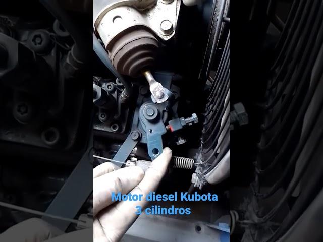 Motor diesel Kubota 3 cilindros não queria pegar nem a pau