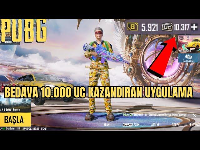 ÜCRETSİZ 10.000 UC VEREN UYGULAMA | bedava uc kazanma pubg mobile