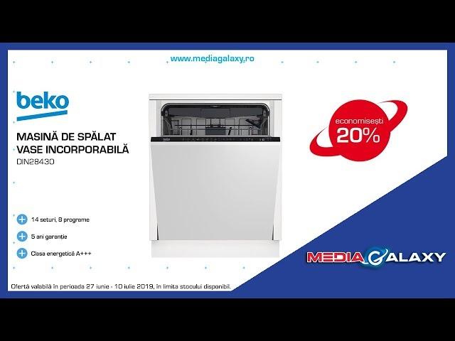 Masina de spalat vase incorporabila BEKO DIN28430 | MediaGalaxy.ro