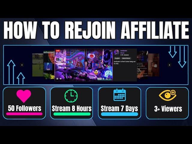 Twitch Affiliate - Can You Rejoin If You Leave  Yes, HERE'S HOW