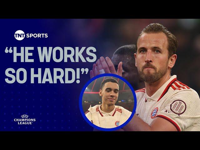 Harry Kane praises Jamal Musiala after his winning goal against Benfica in the Champions League 