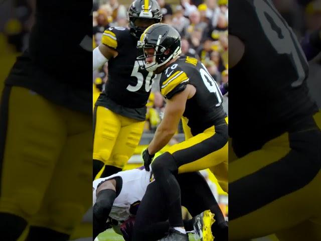 T.J. Watt TFL on Derrick Henry  #PITvsCLE 11/21 • 8:15 PM • Prime Video