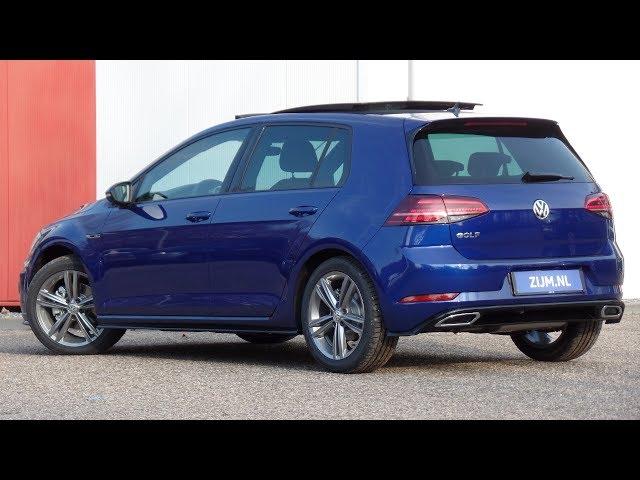 Volkswagen NEW Golf R-line 2018 Lapiz Blue 17 inch Sebring walk around & detail inside