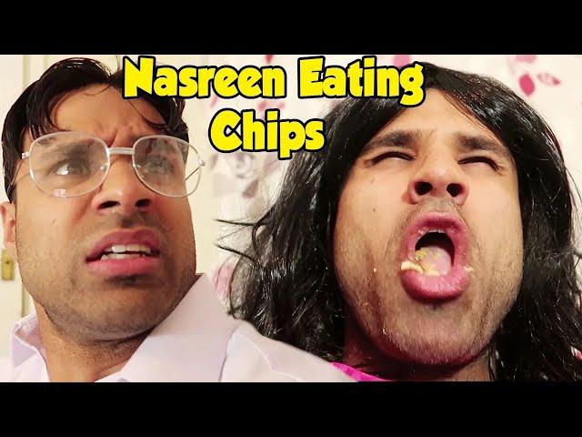 Nasreen Eating Chips | Rahim Pardesi | Desi Tv Entertainment | ST1R