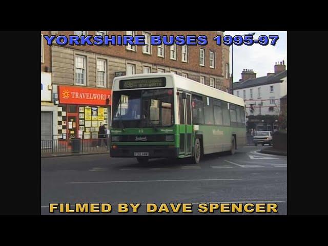 2768 YORKSHIRE BUSES 1995 - 1997 BRADFORD LEEDS DEWSBURY BARNSLEY WAKEFIELD TAKEN FROM DVD