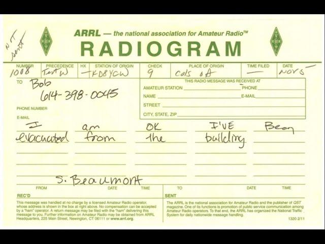 Using a Radiogram to Receive NTS Traffic
