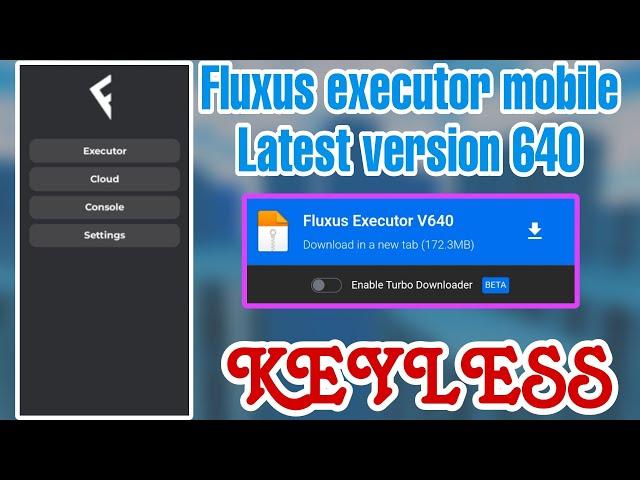 Fluxus Executor Mobile Latest Version Released | VERSION 640 | Fluxus Executor Mobile new update