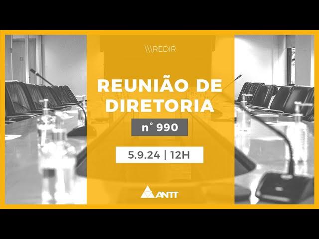 990ª Reunião de Diretoria - 5/9/2024