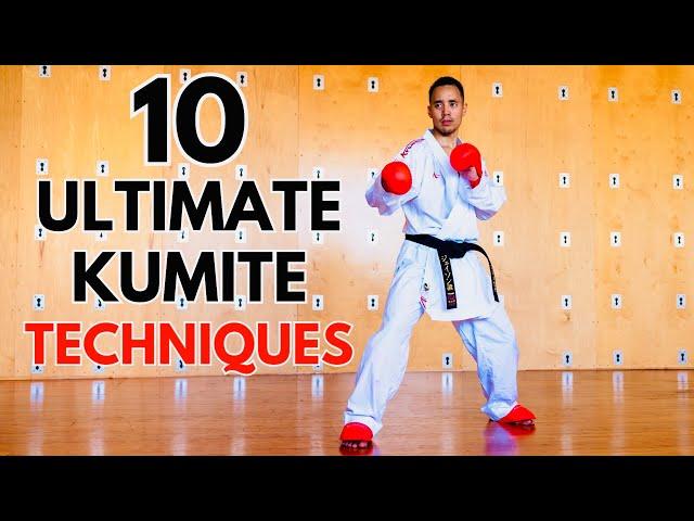 10 KARATE KUMITE TECHNIQUES ️