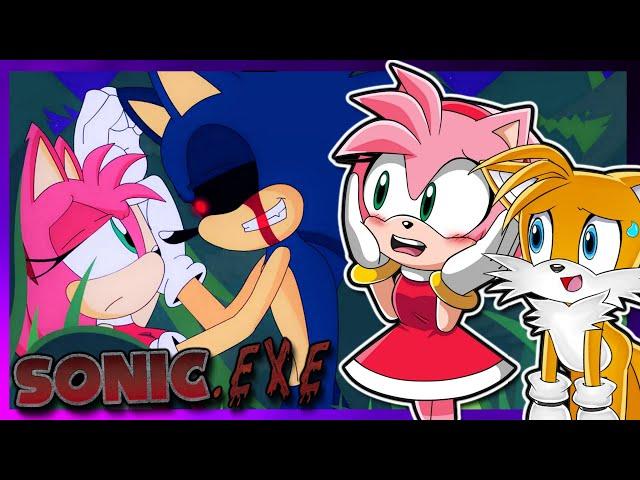 Sonic.EXE Dates Amy ? | Tails & Amy Play Sonic.EXE The Spirits of Hello Round 2