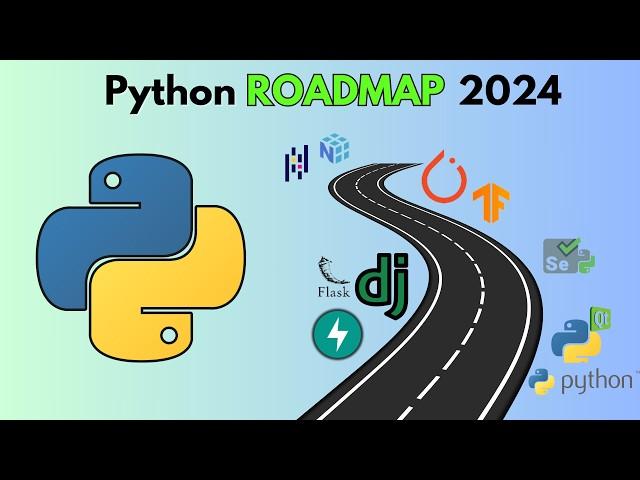 Python Programming ROADMAP :How to Become a PYTHON Developer (2024)