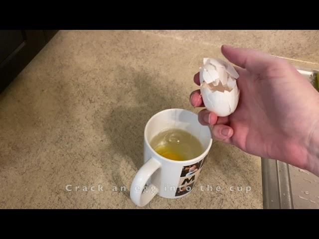 Microwave Poached Eggs in 1 Minute!