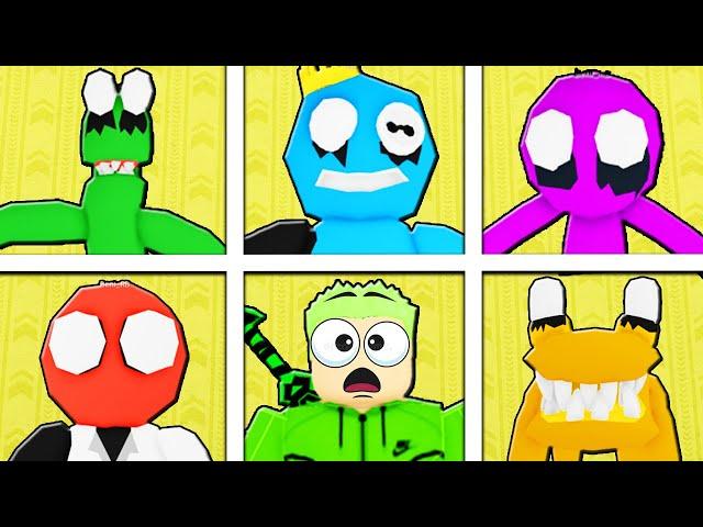 I FOUND ALL 6 NEW ESCAPE BACKROOMS MORPHS ! ROBLOX (Rainbow Friends Morphs)