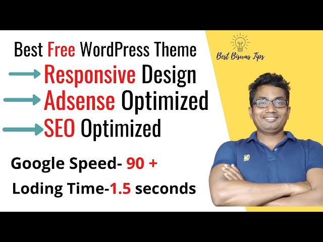 Best WordPress Theme For Adsense Approval | Free WordPress Theme | 2021