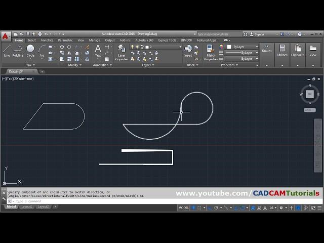 How to Create Polyline in AutoCAD | AutoCAD Polyline Command Tutorial Complete