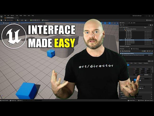 How to Navigate the Unreal Engine Interface in 6 Steps | UE5 Beginner Tutorial