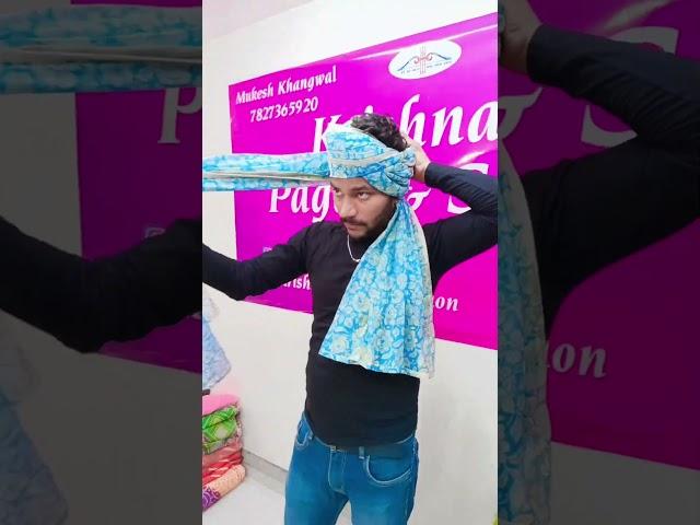 How do you drape a turban? / How do you tie a turban for beginners? #jodhpurisafa #turban #pagdi