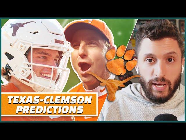 Texas Longhorns vs Clemson Tigers PREVIEW & PREDICTIONS | College Football Playoff