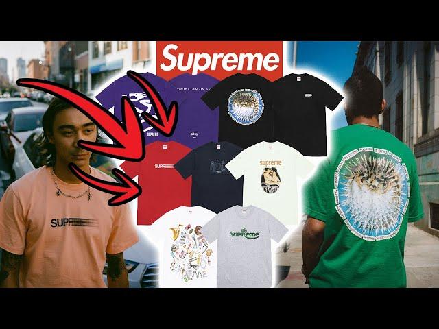 Supreme Week 18 - ALL SUMMER TEES #SS23