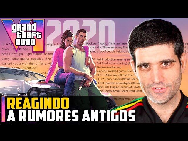 Reagindo aos RUMORES de GTA 6 de 2020, acertaram?