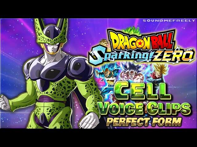 All Cell Voice Clips • Perfect Form • Dragon Ball Sparking! ZERO • Lines (Dameon Clarke) - ENGLISH
