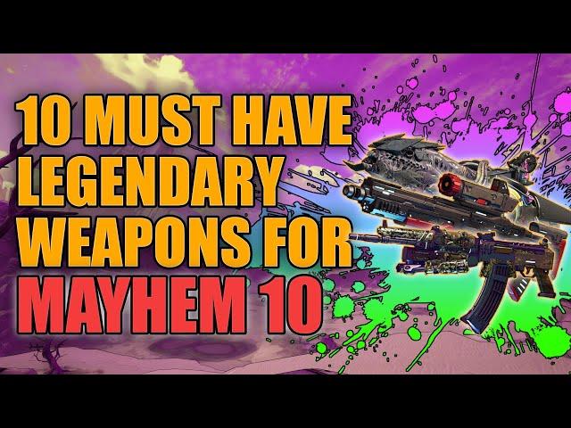 Borderlands 3 | 10 Must Have Legendary Weapons For Mayhem 10 - Best Legendaries