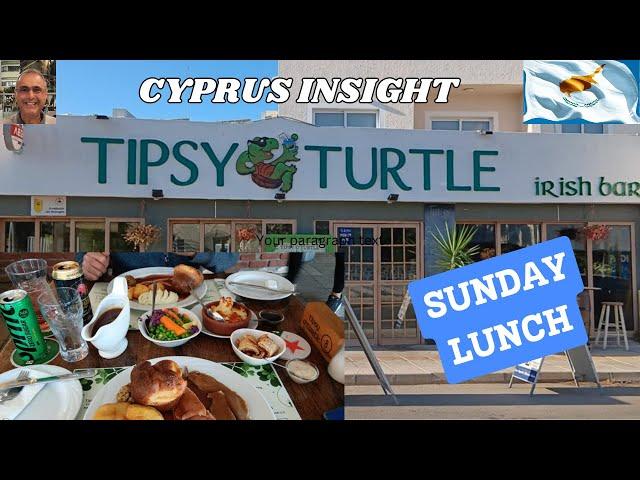 Tipsy Turtle Sunday Lunch Pernera Cyprus - DELISH