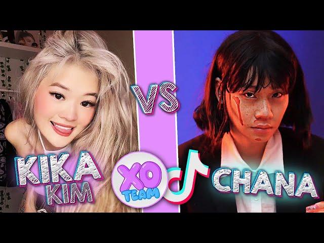 KIKA KIM VS CHANA | XO TEAM TIKTOK #xoteam #tiktok #kikakim