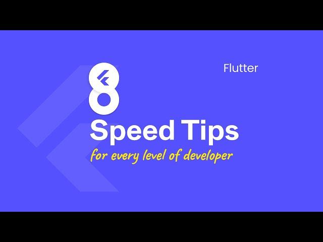 Supercharge Your Flutter Workflow: 8 Speed Tips You Can't Miss