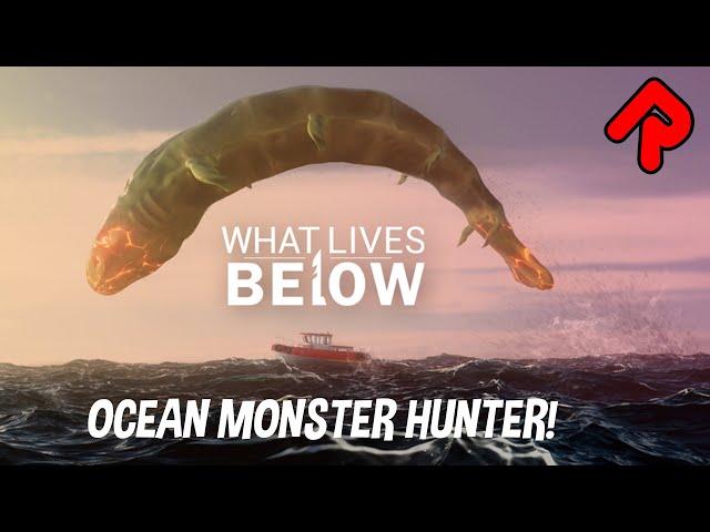 WHAT LIVES BELOW gameplay: Ocean Monster Hunter! (PC prototype demo)