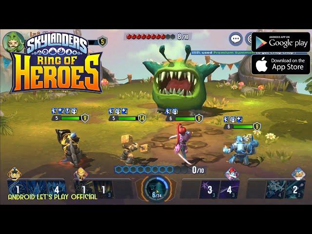 Gamenya Bagus - SKYLANDERS RING OF HEROES Gameplay Android Lets Play official RPG