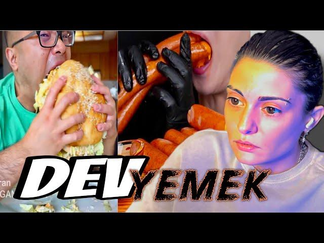 DEV YİYECEKLERİ İKİ ISIRIKTA YEDİLER !!! XXXL ASMR & MUKBANG