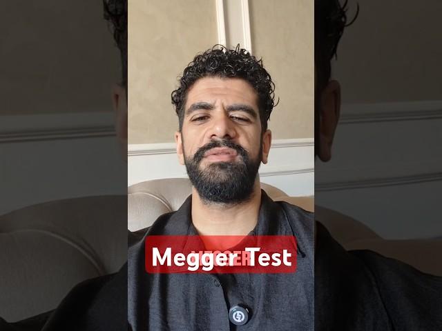 What is Megger Test? #insulationresistancetest #megger #electrician #insulationresistance