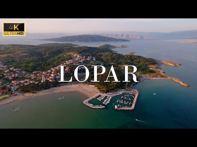 Beaches of Lopar at Sunset Drone Footage 4K  Rab Island, Croatia - Ambient Cinematic Music Video