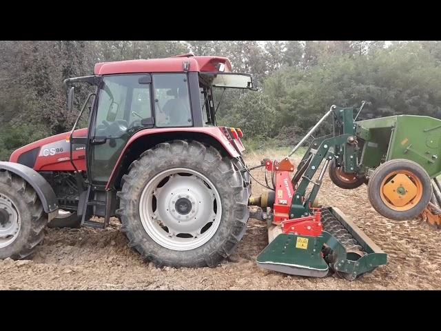 CASE IH CS 86  +  VOGEL NOOT TERRAMAT  250  + AMAZONE