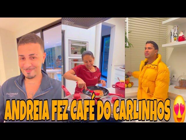  ANDREIA ESTÁ PREPARANDO O CAFÉ DA NOITE DE CARLINHOS MAIA 