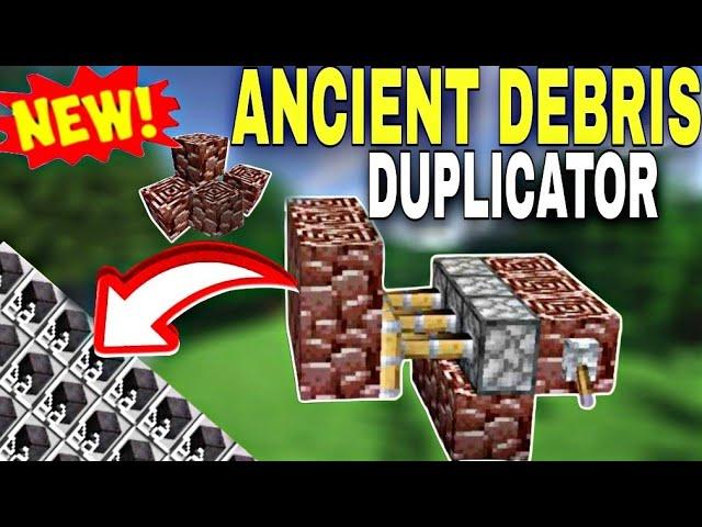 Minecraft 1.20 : UNLIMITED ANCIENT DEBRIS {DUPLICATION GLITCH} II EASY TUTORIAL (JAVA/BEDROCK)