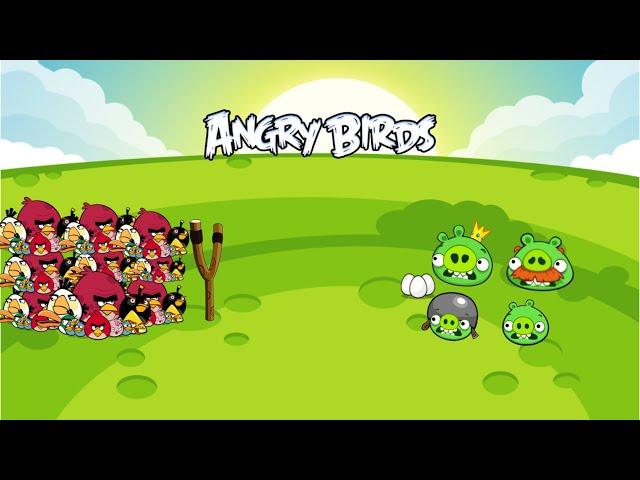 Angry Birds Classic | Golden King Pig: Bird Frenzy