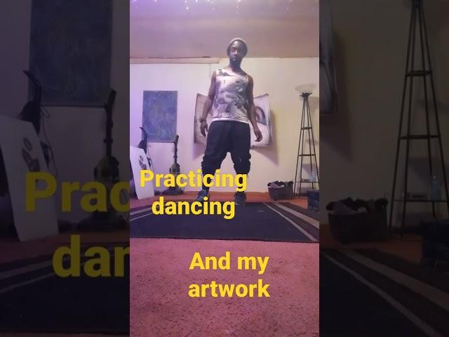 I love to do art. but I'm working on a new twist in my artwork. don't just focus on my dancing