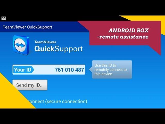 Quick Support on Android Box - Get Remote Assistance