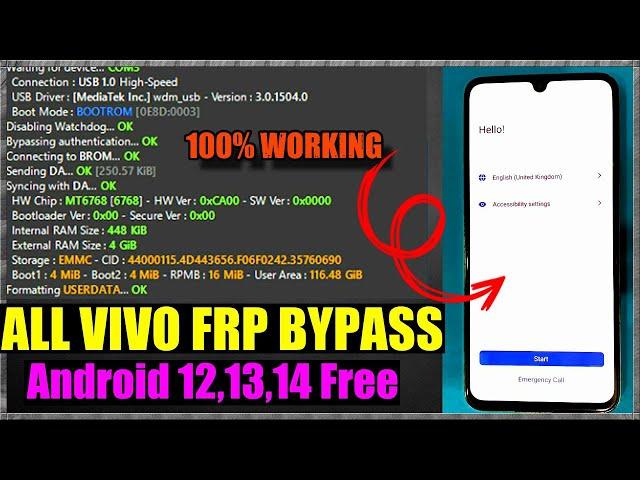 Vivo FRP Bypass 2024 | Finally Y15s,Y16s Y01 Frp Bypass Done | Vivo Frp Bypass Without Pc