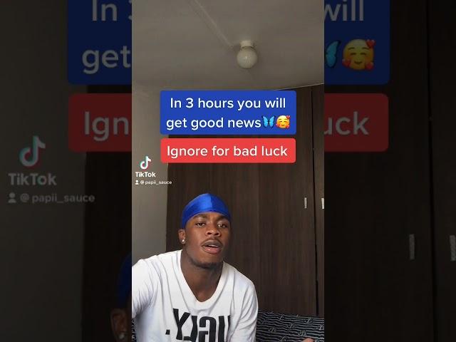 In 3 hours you will get good news 
