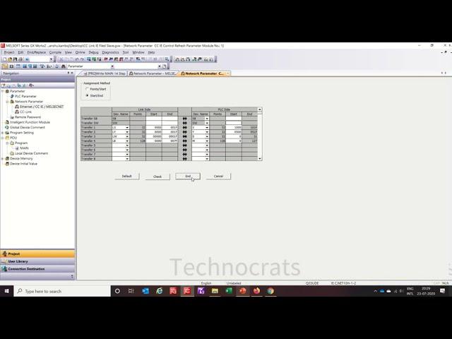 CC Link IE Field Master & Slave Communication Between PLC's