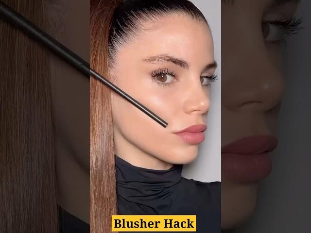 Blusher hack #beauty #makeup #hack #cosmaties