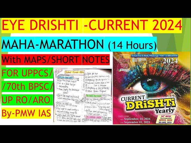 EYE DRISHTI Current Affairs 2024 English | Ghatna Chakra Eye Drishti Current Affairs 2024 in English