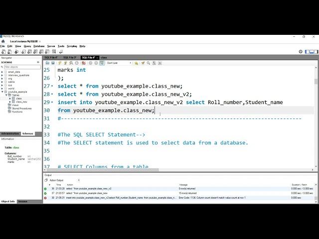 insert selected column from an existing table to a new SQL table|Copy data from one to another table