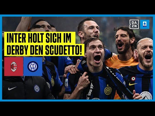 Meistermacher Thuram! Inter krönt sich in hitzigem Derby: AC Milan - Inter Mailand | Serie A | DAZN