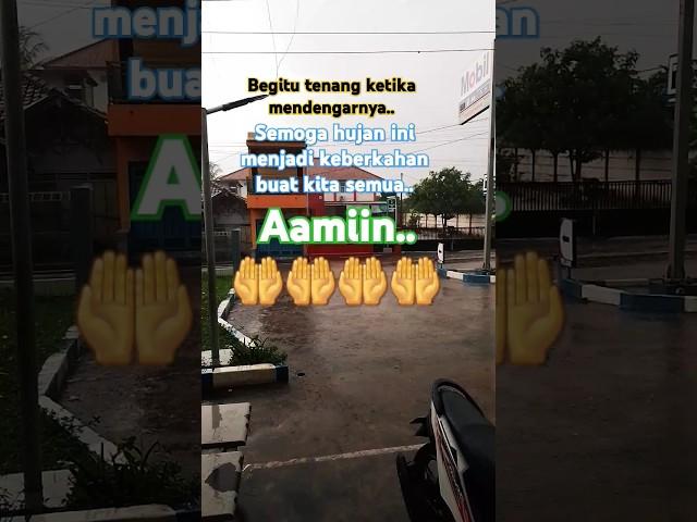 Semoga hujannya menjadi berkah.. Aamiin.. #shorts