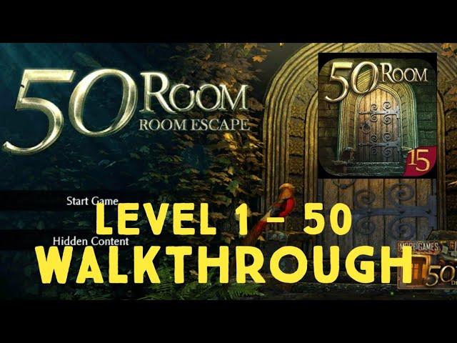 Can You Escape The 100 Room 15 Level 1 - 50 Full Game Walkthrough 100 Room XV